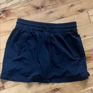 Athleta Black Skort with Drawstring